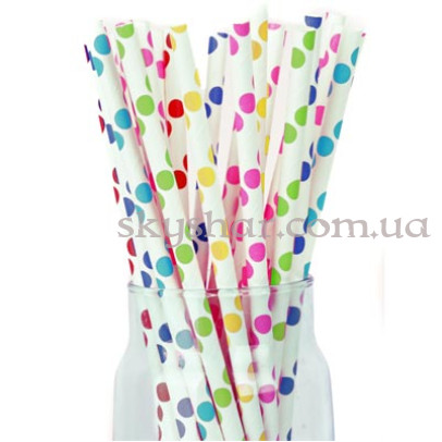 Трубочка "Горошок" 12 шт. – фото 1