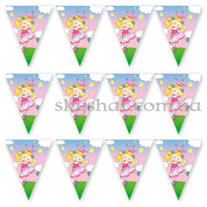 Гірлянда-вимпел "Фєєчки" 3,6м – фото 1