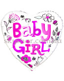 Фольгированный шар "Сердечко для девочки" – фото 3