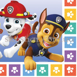 Опция Салфетки "Щенячий патруль Paw Patrol" 33 см 16 шт. – фото 9 Опция Салфетки "Щенячий патруль Paw Patrol" 33 см 16 шт. – фото 9