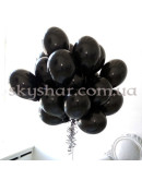 Кулька з гелієм 12" Чорна – фото 2