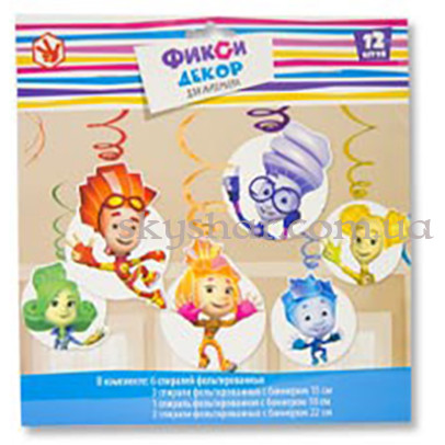 Спіраль "Фіксики" 12 шт. – фото 1 Спіраль "Фіксики" 12 шт. – фото 1