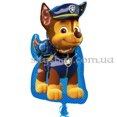 Фольгована кулька "Щенячий патруль Гонщик Чейз" – фото 1 Фольгована кулька "Щенячий патруль Гонщик Чейз" – фото 1