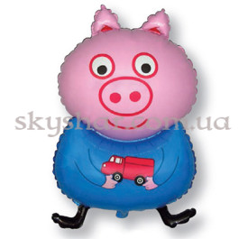 Опция Фольгована кулька "Поросятко з машинкою" – фото 13