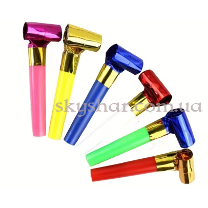 Язык-гудок фольгированный 6 шт – фото 1