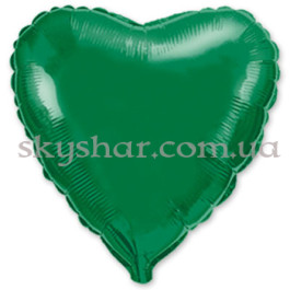 Опция Фольгированный шар "Сердце зеленое" 46 см – фото 10