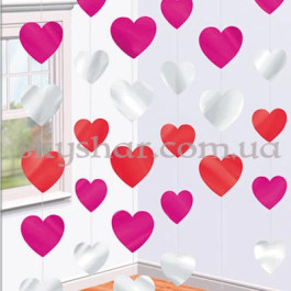 Гірлянда вертик "Серця" 6 шт. – фото 6