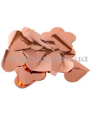 Хлопушка Сердца розовое золото фольгированные 30 см – фото 2