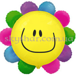 Опция Фольгована кулька "Квітка райдужна" – фото 4