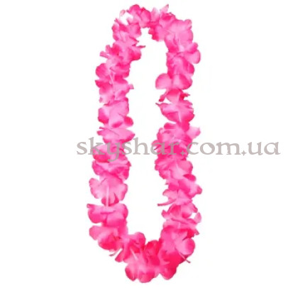 Гавайские бусы Розовые 1 м – фото 1