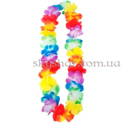 Гавайське намисто Квіти 90 см – фото 1 Гавайське намисто Квіти 90 см – фото 1