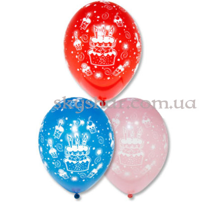 Гелієві кульки "Торт" (30 см)  – фото 1