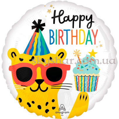 Фольгированный шар "Поздравление от тусовщика" – фото 1