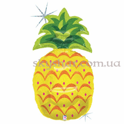 Фольгированный шар "Ананас" – фото 1 Фольгированный шар "Ананас" – фото 1