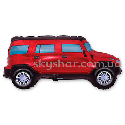 Фольгированный шар "Джип красный" – фото 1 Фольгированный шар "Джип красный" – фото 1