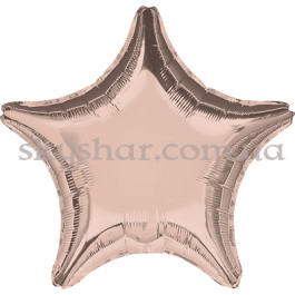 Опция Фольгована кулька "Зірка рожеве золото" 46 см – фото 24