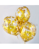 Кулька з конфетті "Золоті кола" – фото 2 Кулька з конфетті "Золоті кола" – фото 2