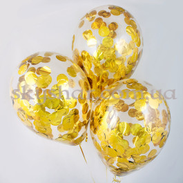 Опция Кулька з конфетті "Золоті кола" – фото 19