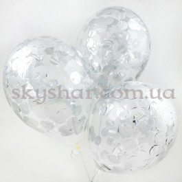 Опция Кулька з конфетті "Срібні кола" – фото 3