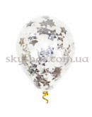 Кулька з конфетті "Срібні зірки" – фото 3