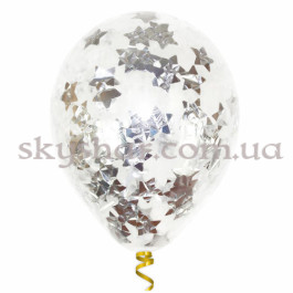 Кулька з конфетті "Срібні зірки" – фото 16