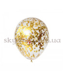 Кулька з конфетті "Золоті квадрати" – фото 4 Кулька з конфетті "Золоті квадрати" – фото 4