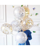 Кулька з конфетті "Срібні квадрати" – фото 3 Кулька з конфетті "Срібні квадрати" – фото 3