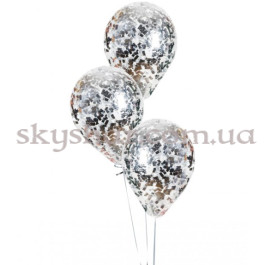 Опция Кулька з конфетті "Срібні квадрати" – фото 9