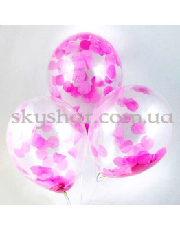 Опция Шар с конфетти "Розовые круги" – фото 1