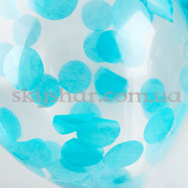 Кулька з конфетті "Бірюзові кола" – фото 16