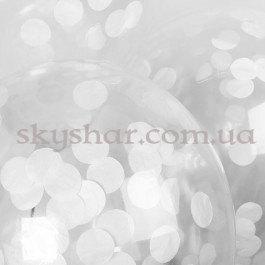 Кулька з конфетті "Білі кола" – фото 17