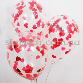 Опция Шар с конфетти "Красные сердца" – фото 16