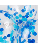 Кулька з конфетті "Синьо-блакитні кола" – фото 3