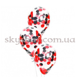 Опция Кулька з конфетті "Червоно-чорні кола" – фото 21