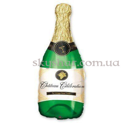 Фольгированный шар "Бутылка шампанского большая" – фото 1 Фольгированный шар "Бутылка шампанского большая" – фото 1