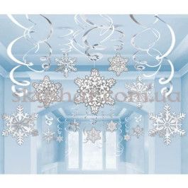 Опция Спіраль Сніжинки 46-60 см 30 шт. – фото 14