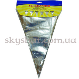 Гирлянда фольгиров. серебро 10 м – фото 7