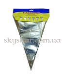 Гірлянда фольгов. срібло 10 м – фото 3