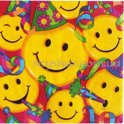 Серветки "Посмішки" 16 шт. – фото 1