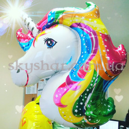 Фольгована кулька "Голова Єдинорога" – фото 15