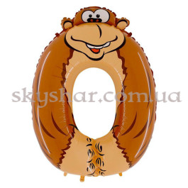 Опция Фольгированная цифра "0" в виде мартышки – фото 18