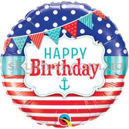 Опция Фольгована кулька "Happy B-Day Морський флот" – фото 16 Опция Фольгована кулька "Happy B-Day Морський флот" – фото 16