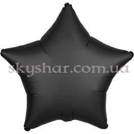 Опция Фольгована кулька "Зірка чорна Сатин" 46 см – фото 16