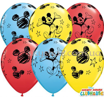 Гелієві кульки "Міккі Маус" (30 см)  – фото 1
