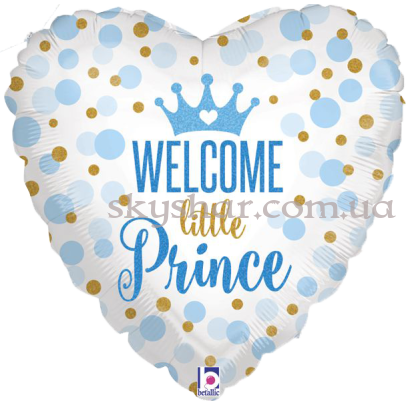 Фольгована кулька серце "Народився Принц"  – фото 1