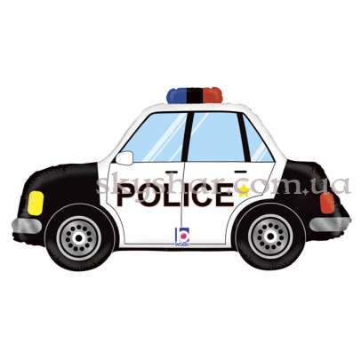 Фольгированный шар "Полицейский автомобиль" – фото 1