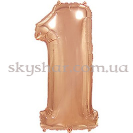 Опция Фольгированная цифра "1" Розовое золото – фото 17