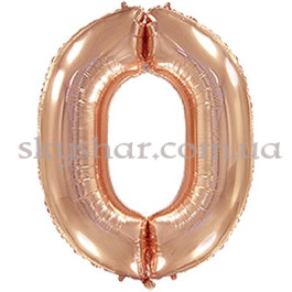 Опция Фольгированная цифра "0" Розовое золото – фото 16