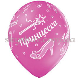 Гелиевые шары "Принцесса Шелкография" (35 см)  – фото 2