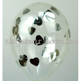 Опция Шар с конфетти "Серебряные сердца" – фото 17